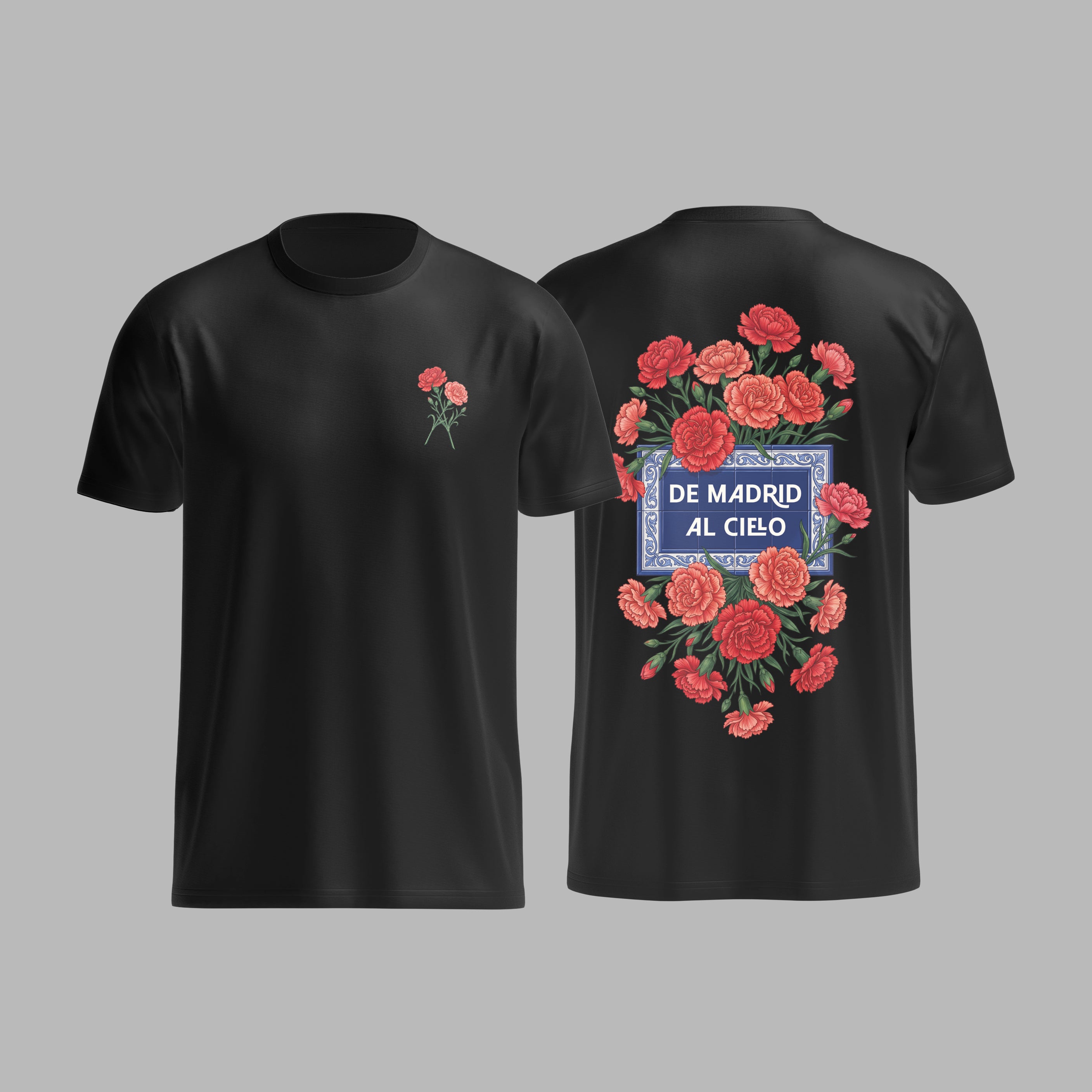 Camiseta De Madrid al Cielo — Negra