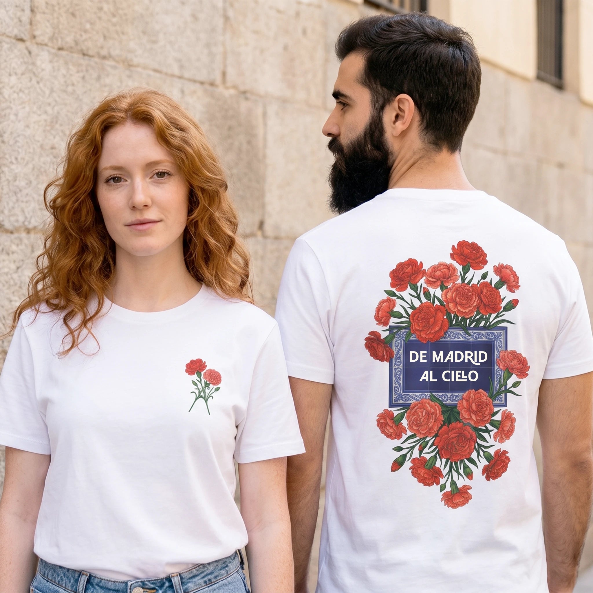 Camiseta De Madrid al Cielo — Blanca