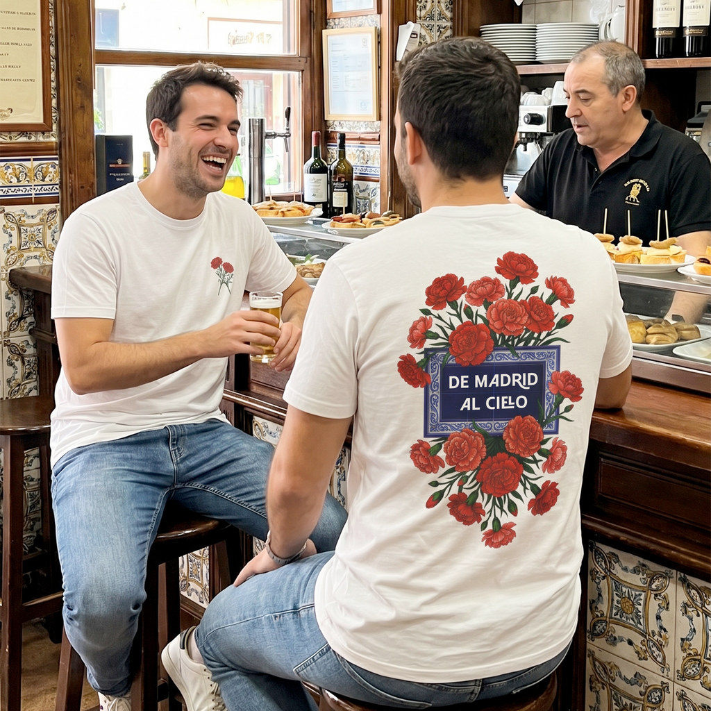 Camiseta De Madrid al Cielo — Blanca