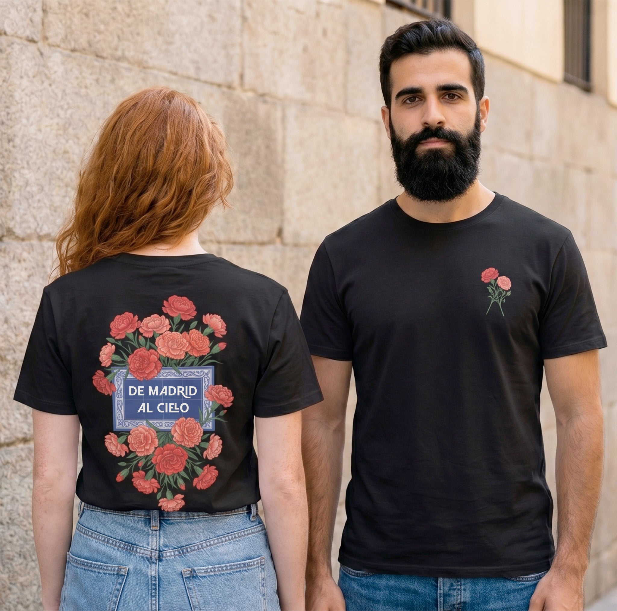 Camiseta De Madrid al Cielo — Negra